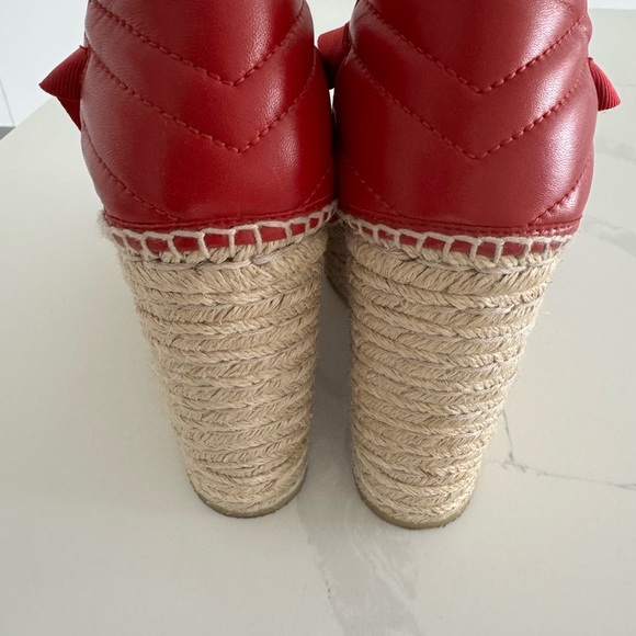 Gucci Palmyra Ankle Tie Espadrille Wedge (Woman) - Picture 5 of 6